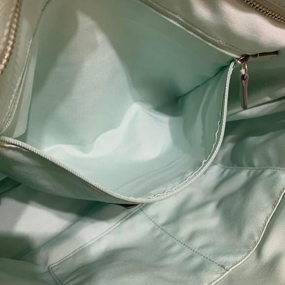 COACH Cross Grain Leather Zip Top CITY TOTE in Sea Glass F36875 - Picture 10 of 16